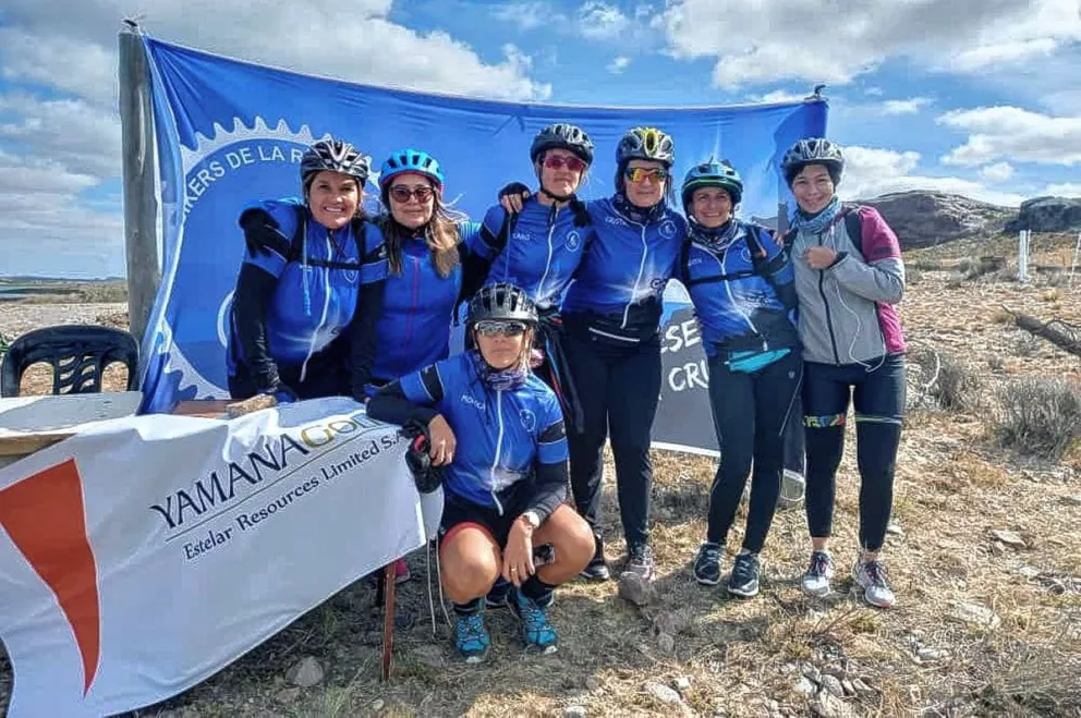 Deseado: Se realiza una nueva edición del evento de cicloturismo “Ellas Ruedan” en homenaje a la mujer