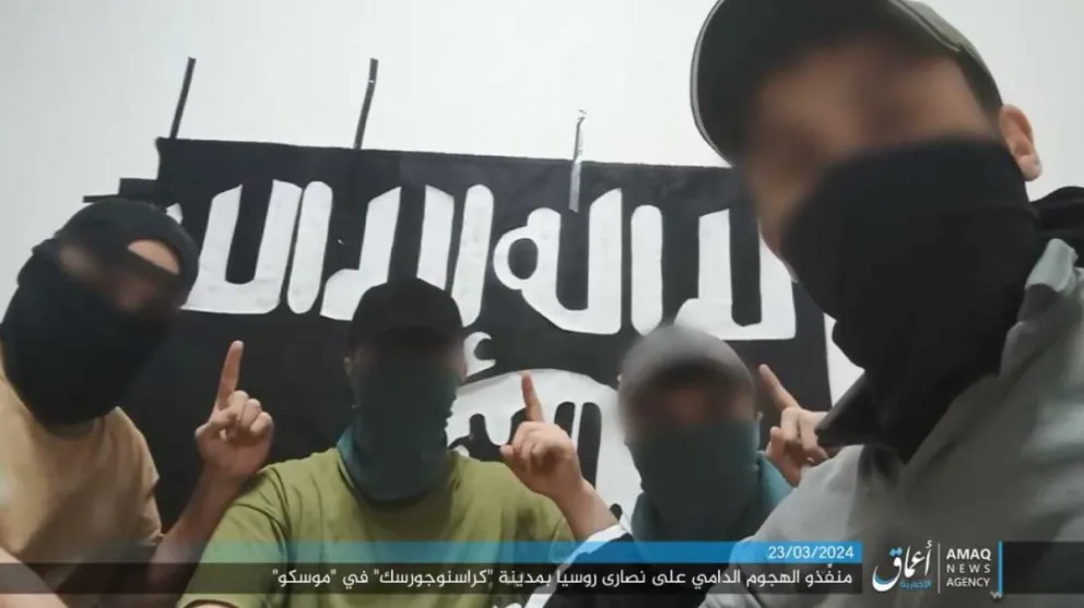 ISIS difundió una foto de los cuatro presuntos responsables del atentado en Moscú