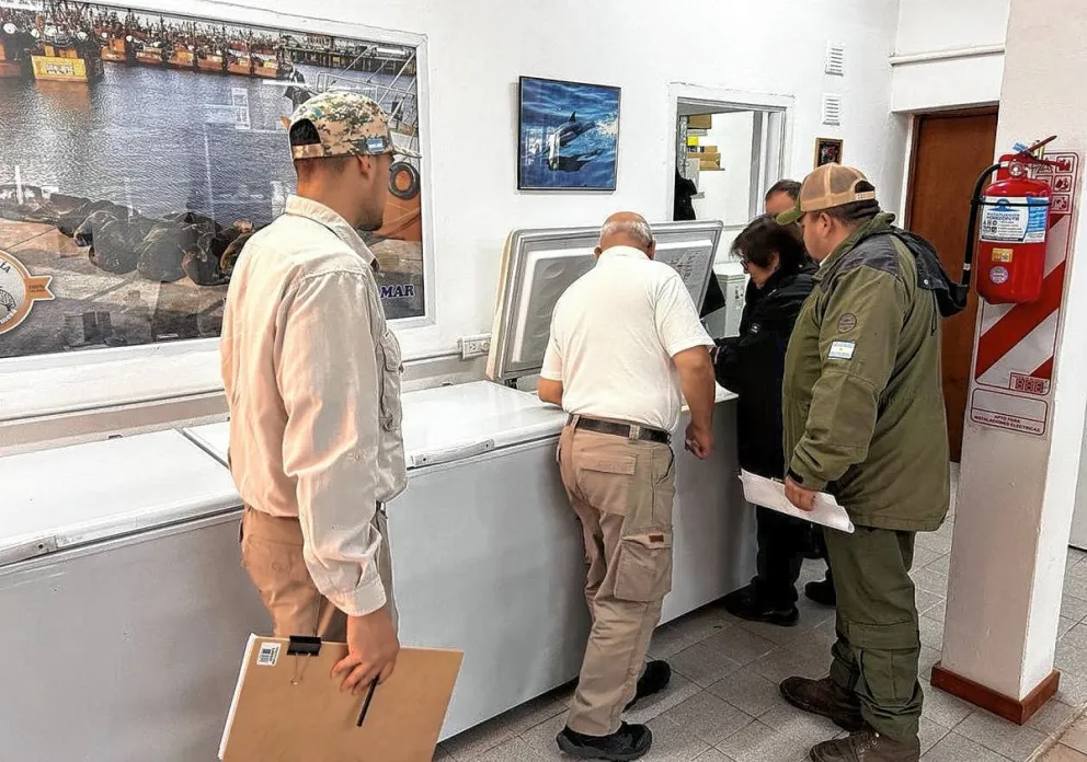 Controlan y fiscalizan productos pesqueros en Chubut