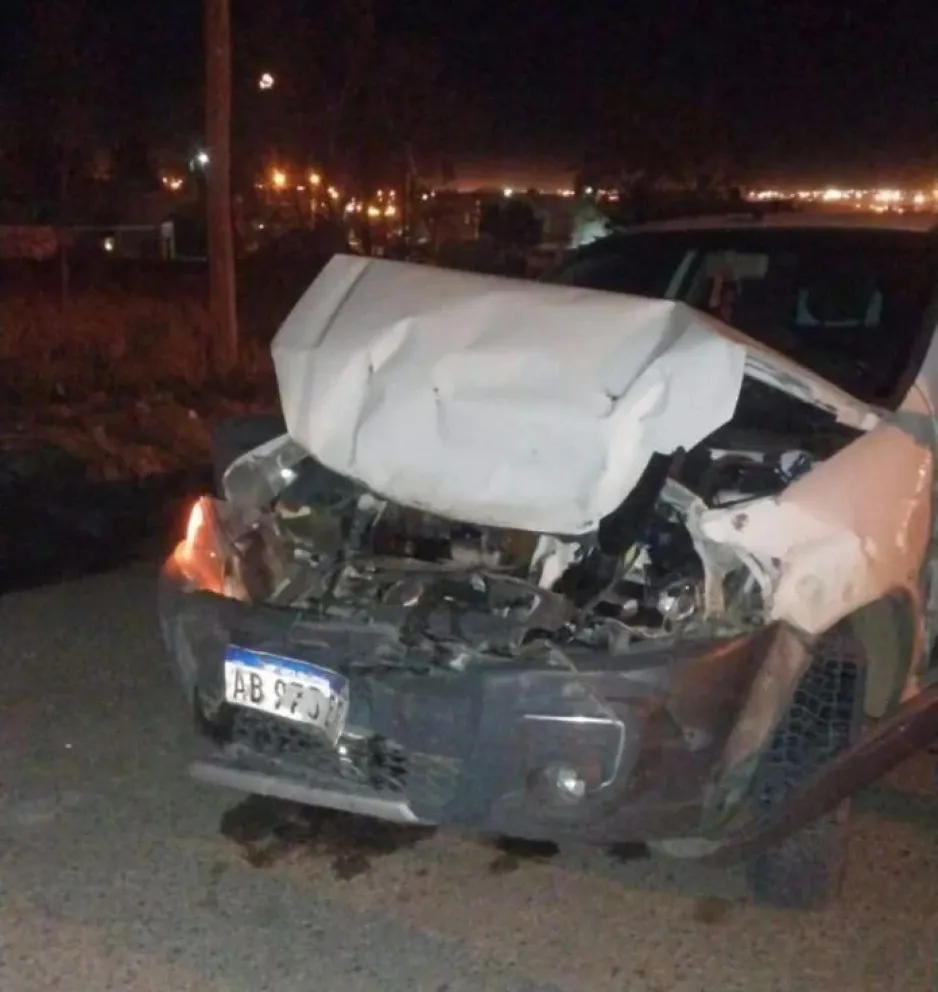 Triple choque con serios destrozos, pero nadie quiso hacer denuncia