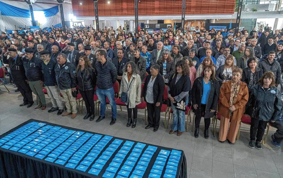 Continúan homenajes y reconocimientos a los Ex Combatientes de Malvinas