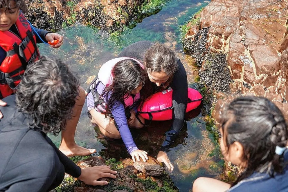 Club del Mar, una iniciativa ambiental que arraiga a los jóvenes de Camarones