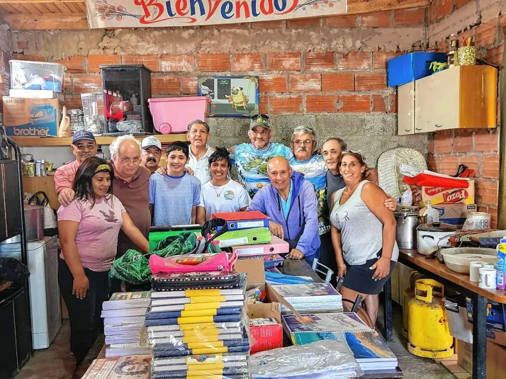 Solidaridad malvinera: La Unión de Ex Combatientes de Malvinas apadrinó al Merendero Caritas Felices del Faro y continúa con sus acciones sociales