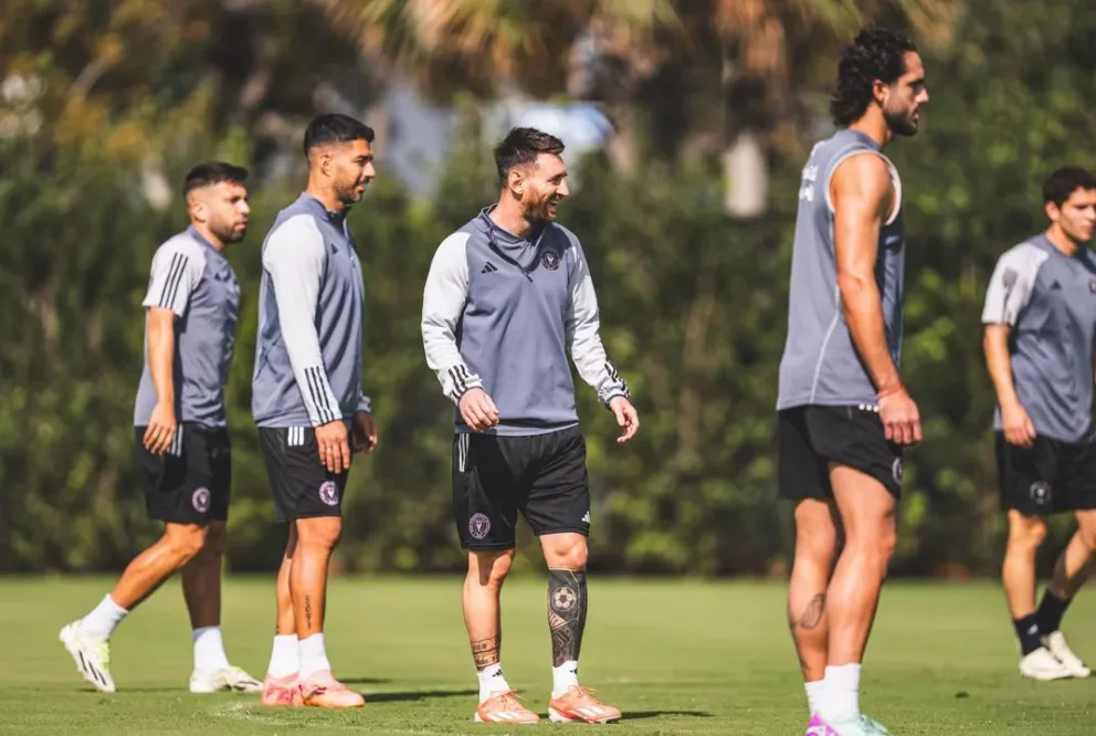 Messi volvió a entrenar a la par en Inter Miami y podría jugar ante el Monterrey el miércoles