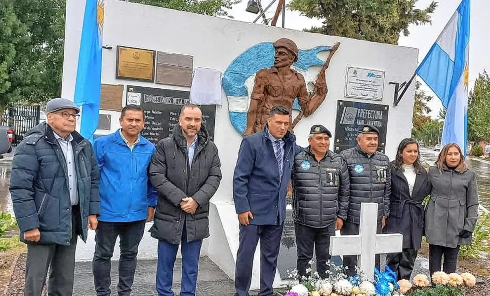 Balochi en el homenaje a los excombatientes: "Hay un compromiso ciudadano de todos los sarmientinos con la causa Malvinas”