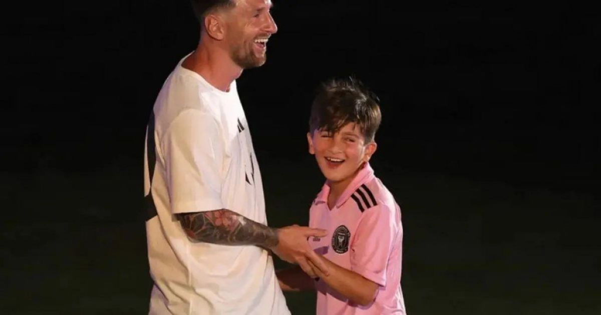 El heredero: el golazo de Thiago Messi que entusiasma a todos
