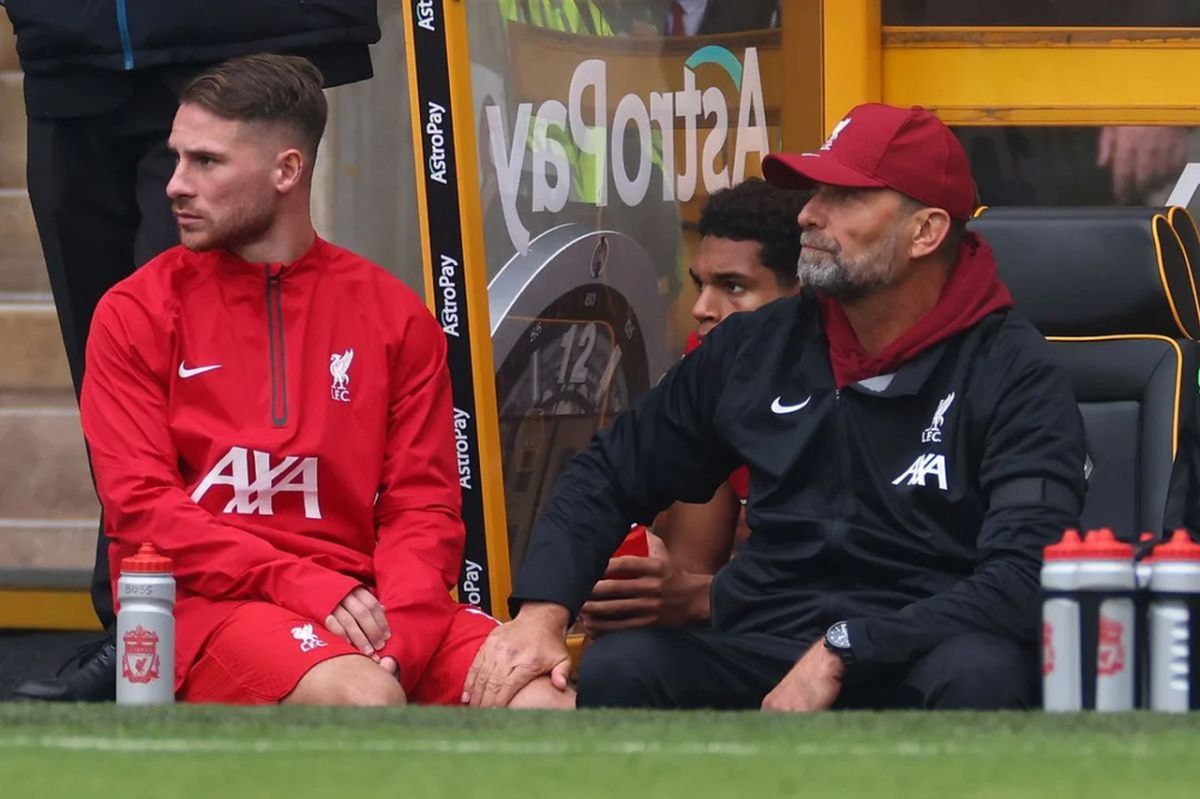 El entrenador del Liverpool, Jürgen Klopp, se deshizo en elogios a Alexis Mac Allister