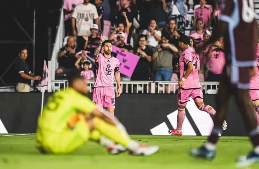 Messi volvió con un golazo, pero Inter Miami igualó ante Colorado Rapids y no pudo trepar a la punta
