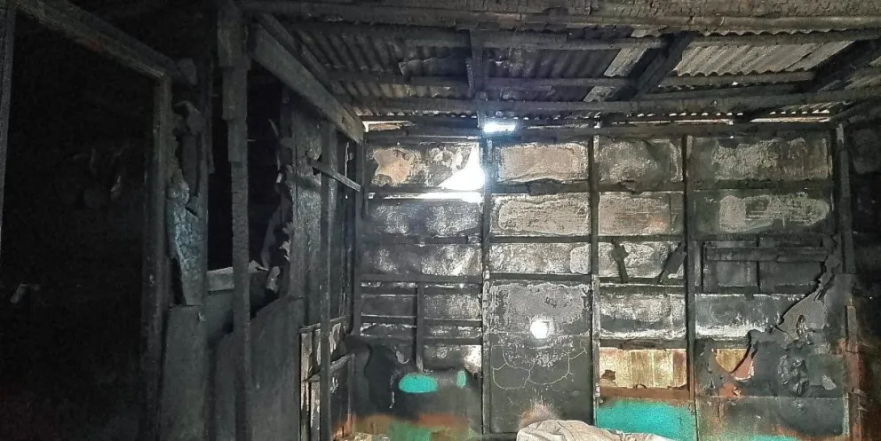 Hace casi tres meses se incendió su vivienda, ahora le robaron lo poco que le quedaba