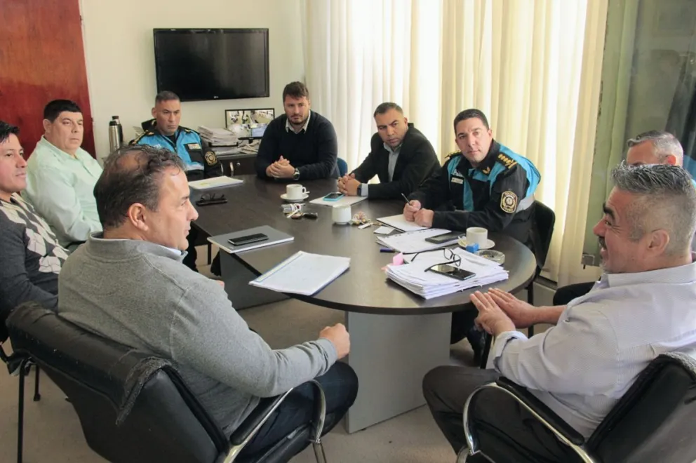 El Gobierno del Chubut evaluó los detalles operativos de la implementación del Comando Unificado de Seguridad