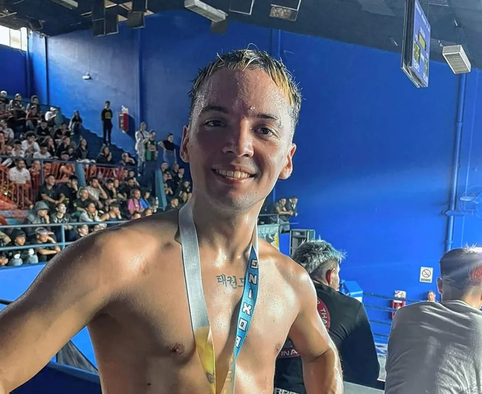 Micael Ruhmling se consagró campeón amateur en full contact