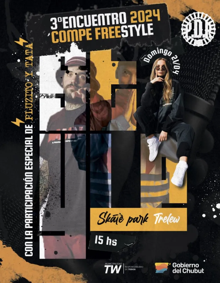Provincia acompaña el 3° Encuentro Compe Freestyle 2024 en Trelew