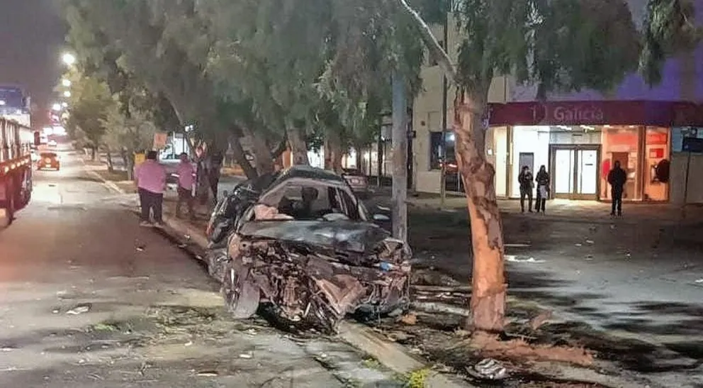 Murió el joven accidentado en avenida Hipólito Yrigoyen