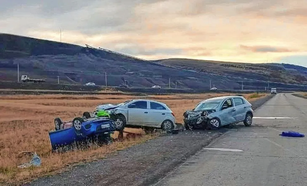 Terrible accidente se cobra tres vidas en cercanías de Río Turbio