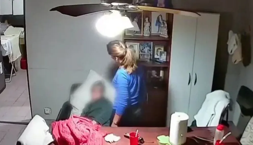 Video: impactante caso de maltrato de una cuidadora a una anciana con Alzheimer en Campana