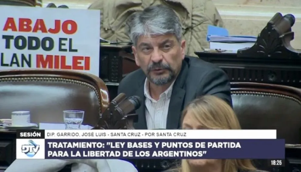 El diputado Garrido: “Voy a acompañar algunas medidas, otras las discutiremos”