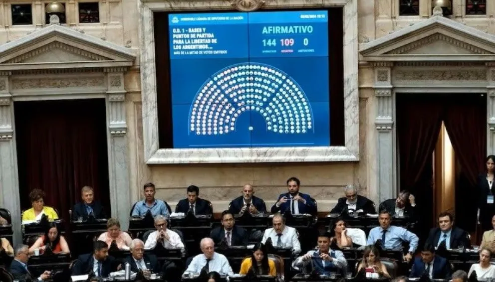 En el poroteo de la Ley Bases, las miradas apuntan a los diputados de Por Santa Cruz