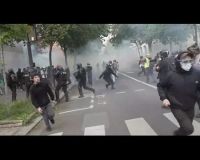 Francia: choques de manifestantes y Policía en París durante la marcha por el Día Internacional de los Trabajadores