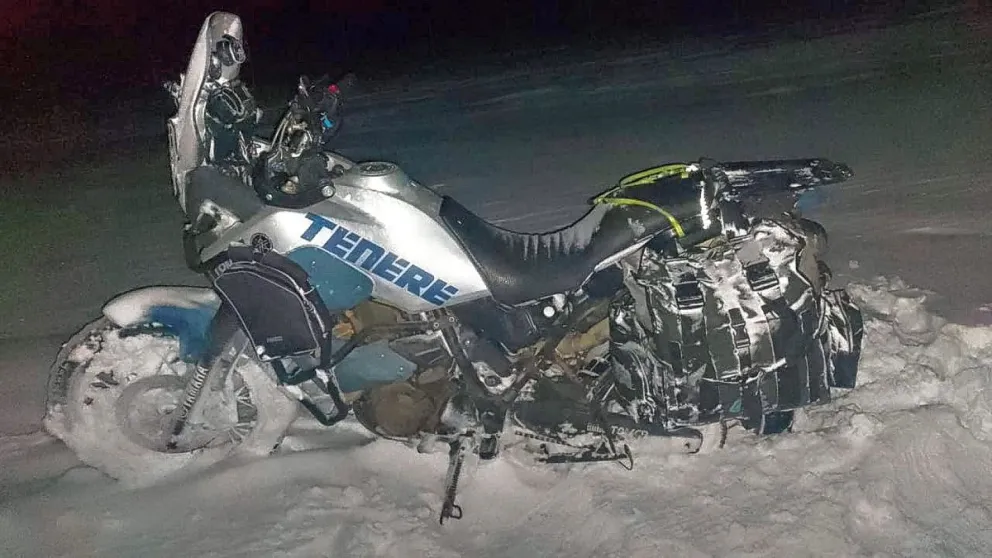 Protagonizan rescate de turista británico en plena tormenta de nieve en Bajo Caracoles