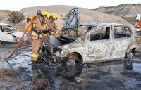 Un auto robado hace más de tres años en Trelew apareció quemado cerca de Gaiman