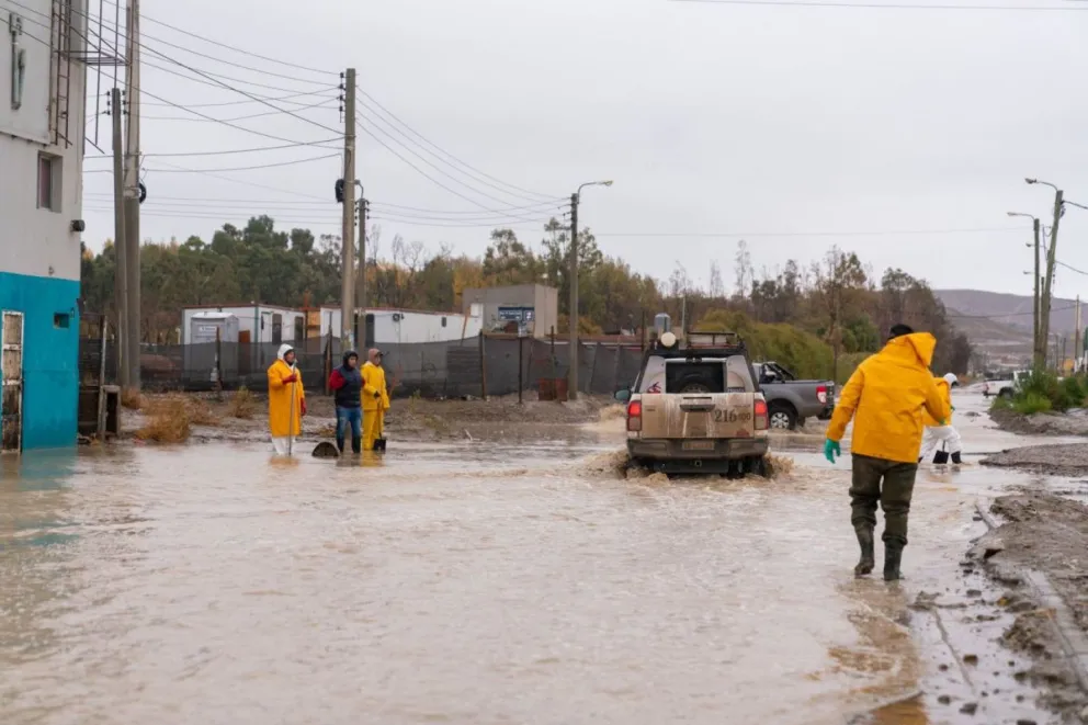 Alerta amarilla por fuertes lluvias en Comodoro para mañana