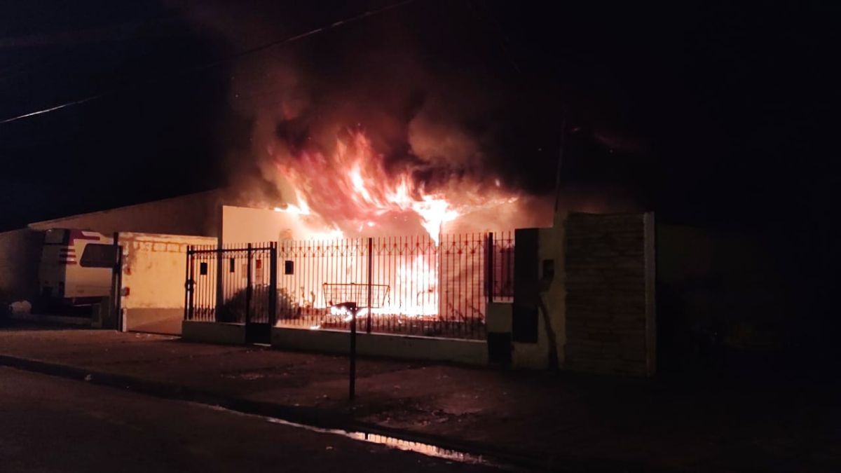 Se incendió el Registro Civil de Rada Tilly