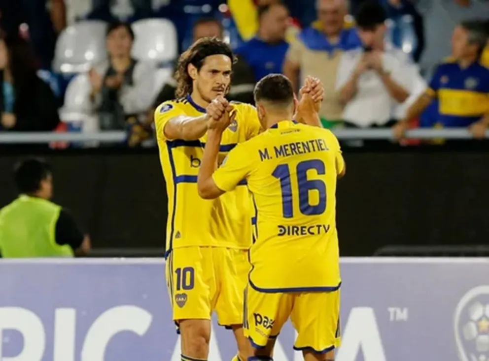 Con golazo de Cavani, Boca se lo dio vuelta a Sportivo Trinidense y da pelea en la Copa Sudamericana