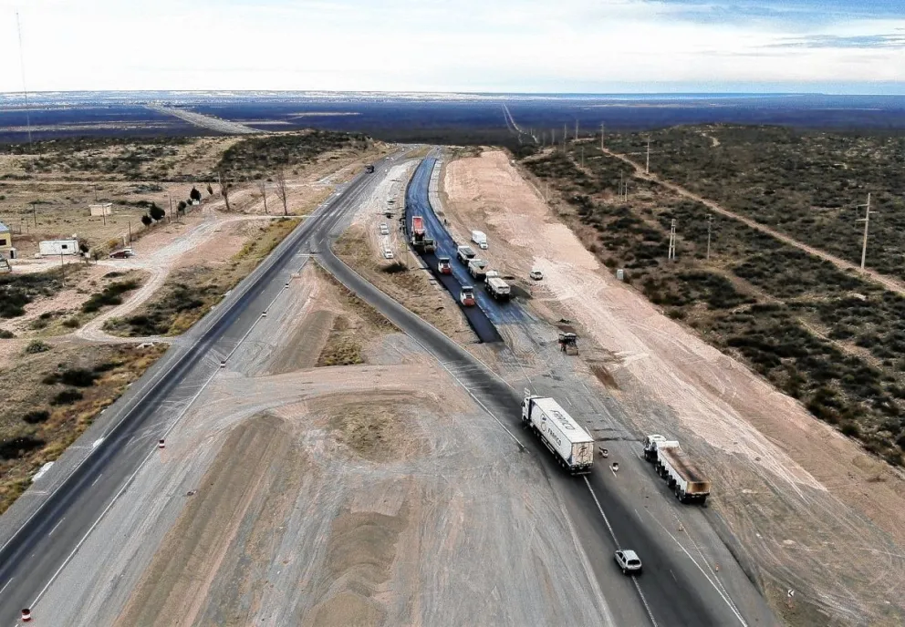 Provincia espera un convenio para hacerse cargo y terminar la obra doble trocha Trelew-Madryn