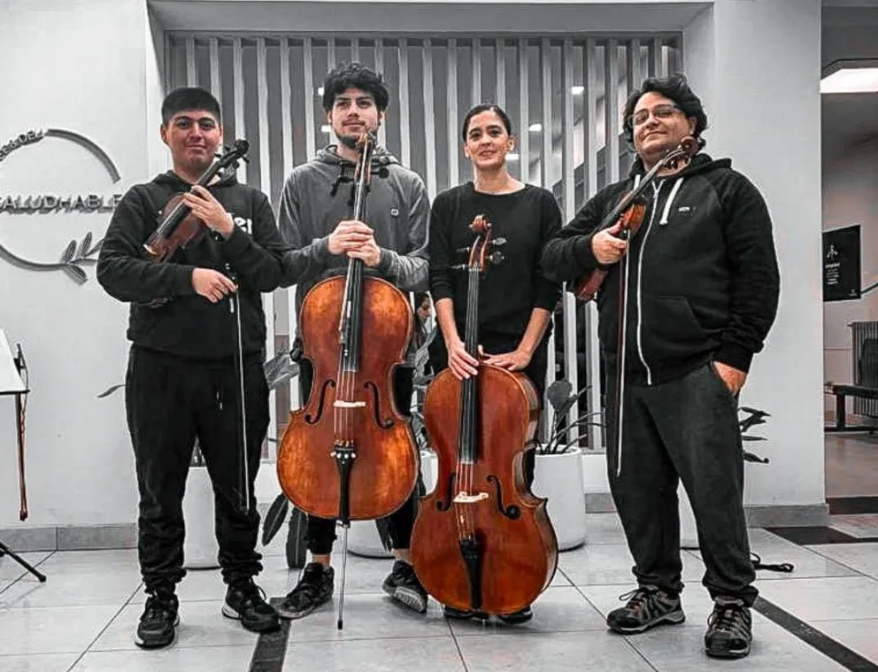 Agenda cultural en Rada Tilly: cuarteto de cuerdas, clínica de guitarra y muestra de pinturas