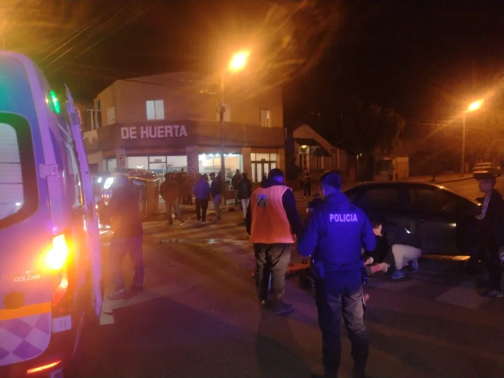 Una mujer sufrió una fractura en otro accidente en Dorrego y Alsina 