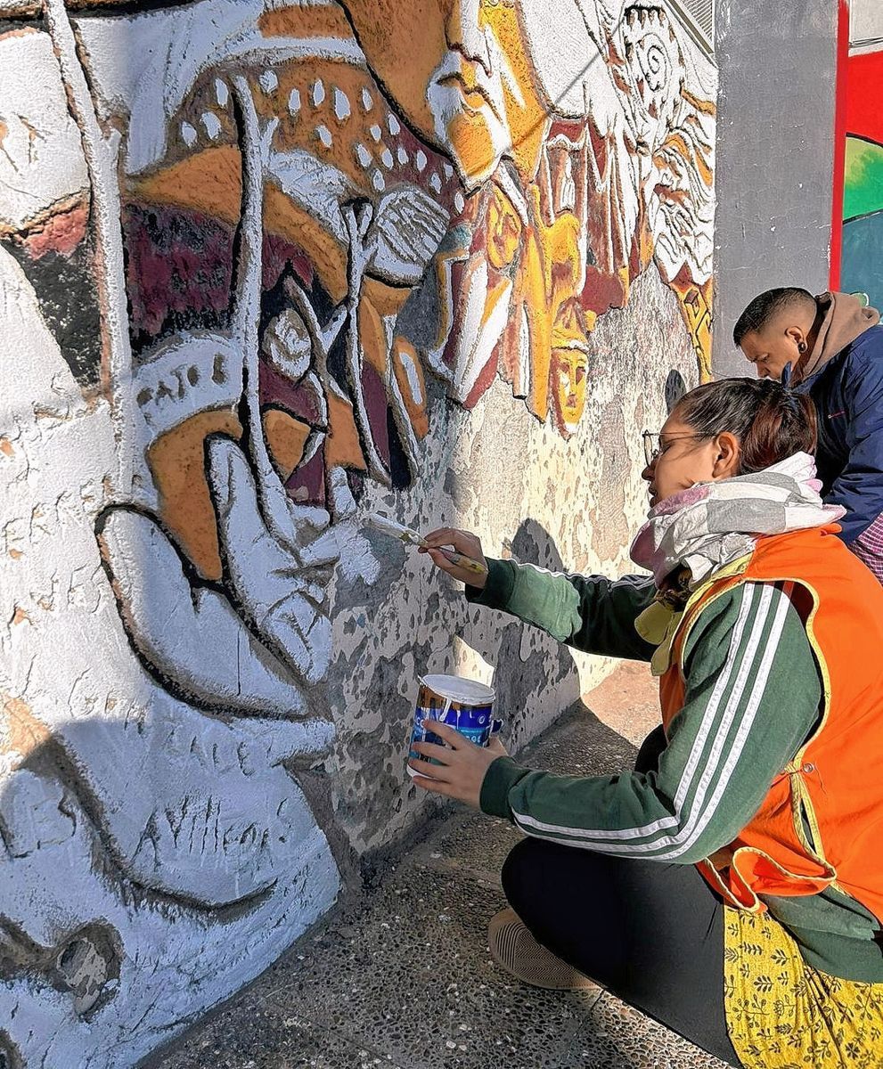 Sostenido trabajo del proyecto Arte Público en la Escuela Pública