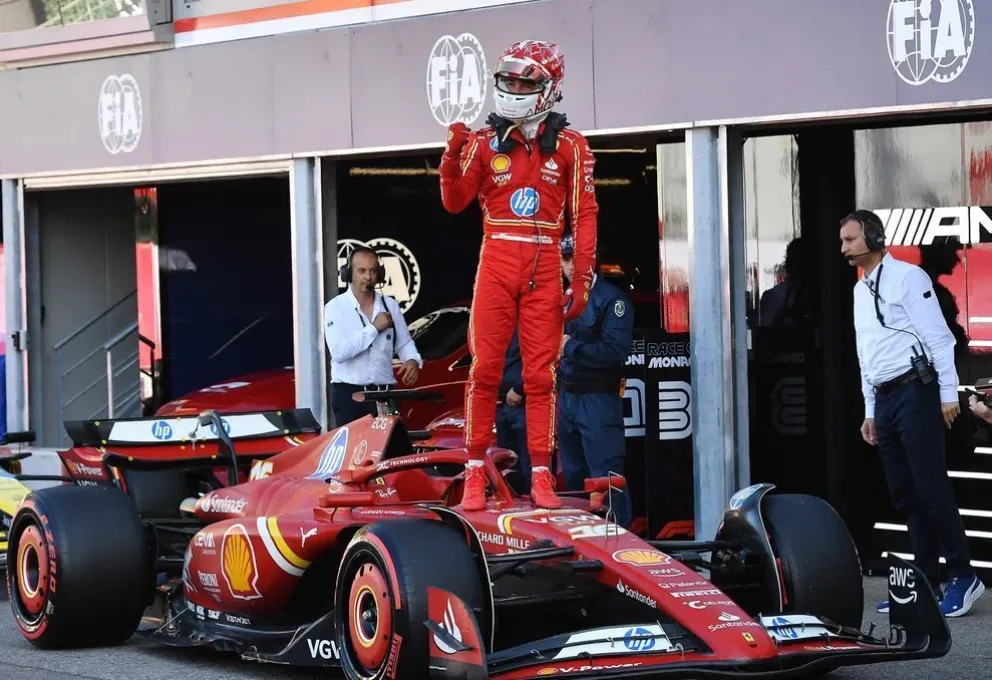 Leclerc acaba con la racha récord de Verstappen y se queda con la pole del Gran Premio de Mónaco