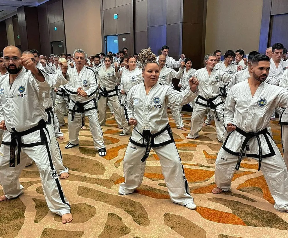 Valeria Maldonado en otra capacitación internacional