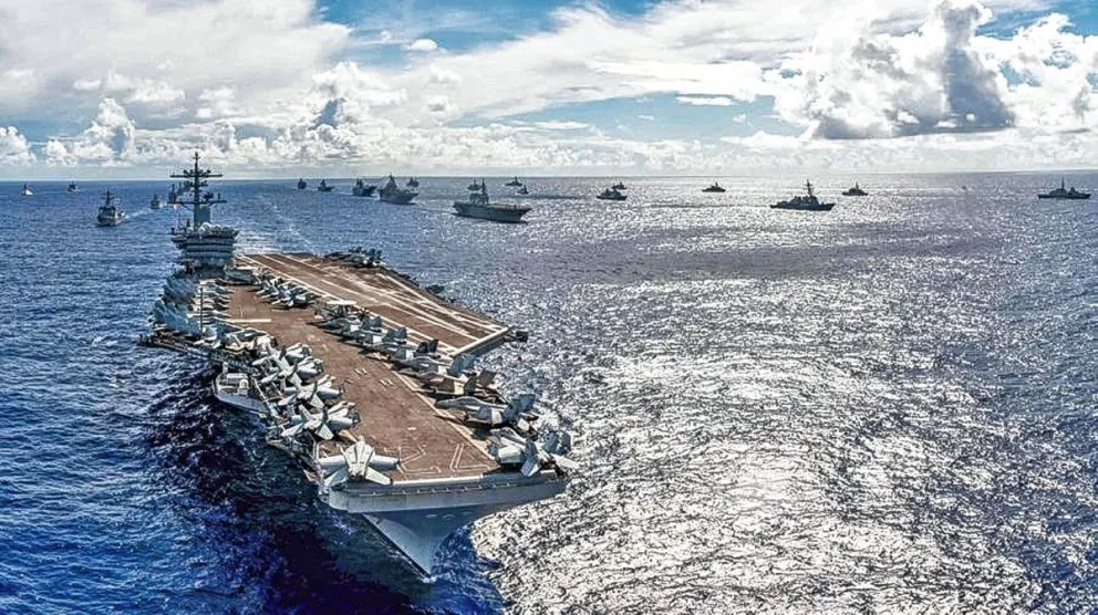Masivo despliegue de la Armada Argentina por maniobras navales tácticas con EE.UU.