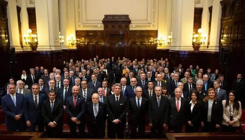 La Corte, jueces federales, legisladores, gremios y una foto juntos en el Consejo de la Magistratura