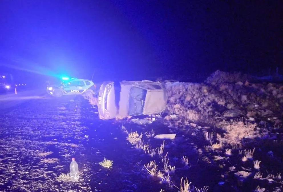 Dos mujeres murieron en un trágico vuelco que hubo en zona de Pampa de Agnia, cerca de José de San Martín