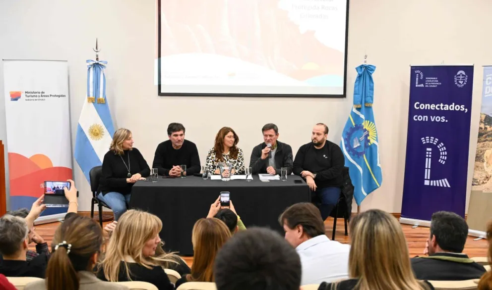 Presentaron el Plan de Manejo del Área Natural Protegida Rocas Coloradas