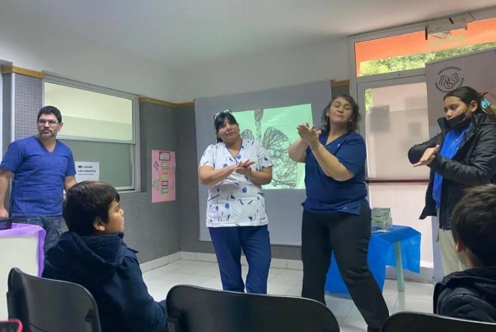 El Gobierno Provincial brindó charla informativa sobre bronquiolitis en Rada Tilly