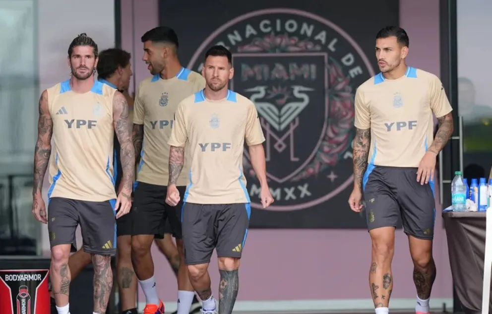 La Selección se entrenó pensando en Ecuador y luego viajará a Chicago para el amistoso