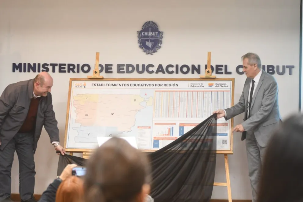 El Gobierno de la Provincia desarrolló proyecto con información de todas las escuelas de Chubut