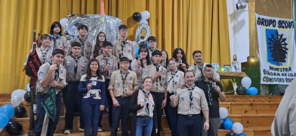 El grupo scout “Nuestra Señora de Luján” festejó sus 40 años