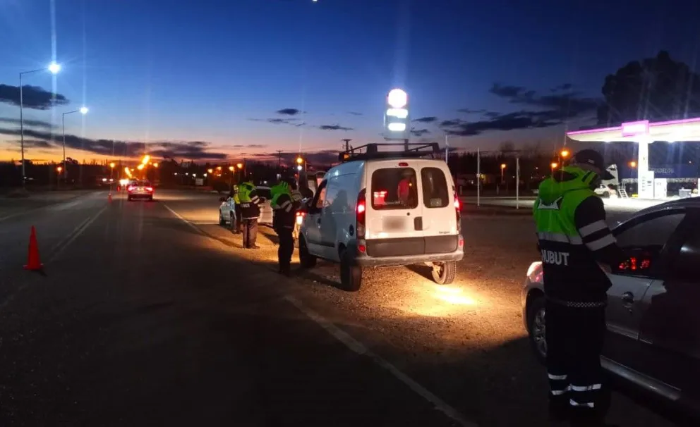 Chubut retiró de circulación a 70 conductores alcoholizados y controló más de 9.300 vehículos