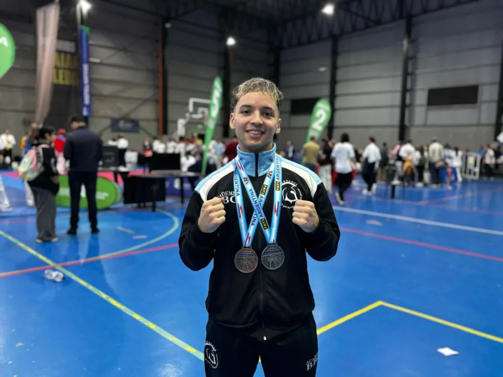 Tae kwon Do: Micael Ruhmling, subcampeón nacional en lucha