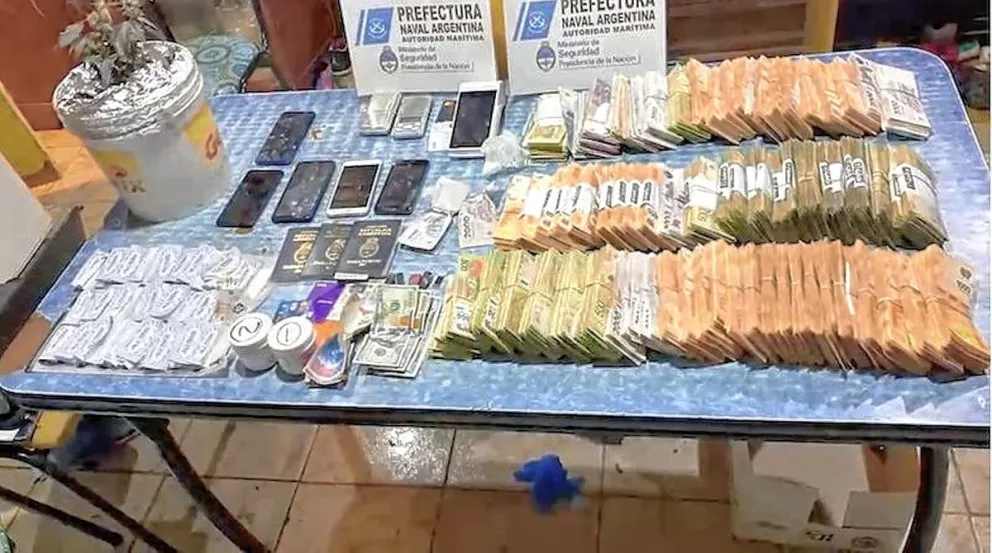 Santa Cruz: Prefectura desbarató una banda narco e incautó cocaína por valor de casi $ 40 millones