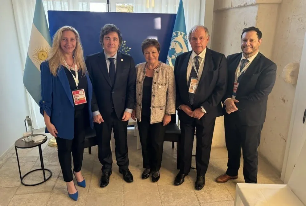 Milei se reunió con Kristalina Georgieva y la elogió: "Usted es hipertransparente y creo que conectamos desde la transparencia”