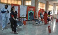 Más de 25 personas asistieron a donar en la jornada especial por el Día del Donante de Sangre