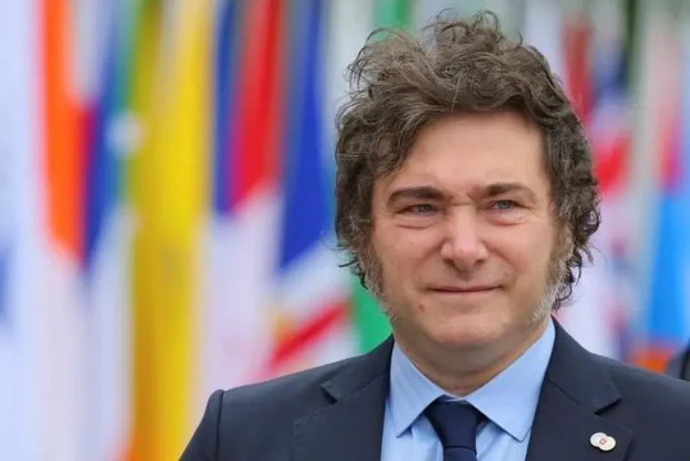 Milei, en la Cumbre por la Paz: "Mi máximo apoyo al pueblo de Ucrania y al amigo Zelenski"