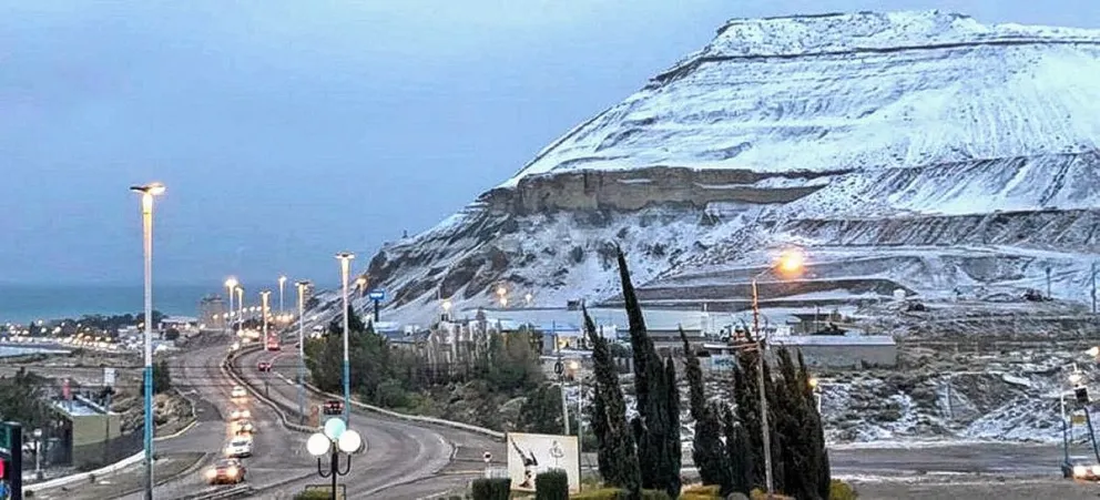 Alerta por nevadas para mañana en Comodoro
