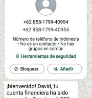 Alertan sobre estafas desde Indonesia, India y Marruecos a través de WhatsApp