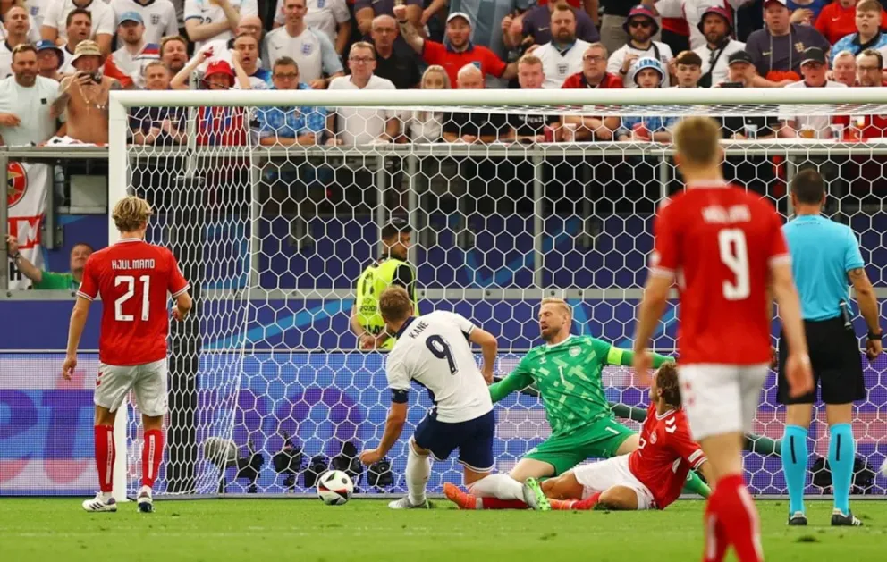 Inglaterra empató con Dinamarca y aún no aseguró su lugar en los octavos de final de la Eurocopa